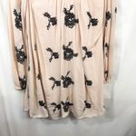 Free People ‎ XS Emma Dress Floral Embroidered Mini Swing Long Sleeve Boho 1443 Photo 7
