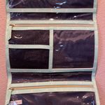 Dabney Lee Mint Green Bow Print Travel Makeup Case Photo 6