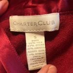 Charter Club Red Sweater with silk detailing by , size small Photo 4