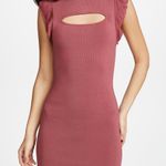 Bailey 44 women’s Bewitched ruffle-trimmed cutout ribbed-knit bodycon dress XS Photo 1