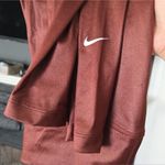 Nike Metallic Leggings Womens Size M Burgundy Dri-FIT Athletic Tights Photo 1