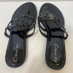 Circus by Sam Edelman NWOT Circus NY by Sam Edelman Canyon Flats Sandals Women's 8.5 Black Patent Photo 4