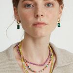 Dangle Emerald Earrings Green Emerald Earrings Statement Earrings Photo 7