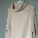 Lovers + Friends  Skye neutral front tie ribbed knit sweater women’s size XL Photo 4