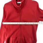 Orvis  Jacket Womens Large Rust Orange Full Zip Pockets Casual Cotton Sweatshirt Photo 4