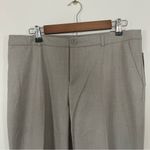 Coldwater Creek Natural Fit Pants Size 14 – Stretch Flannel Bootcut Trousers,Tan Photo 2