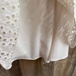 For Love & Lemons Becca White Eyelet Puff Sleeve Mini Dress XL NWT Photo 6