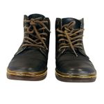 Dr. Martens Nalli Brown Leather Ankle Boots Womens 6 UK4 EU37 Herringbone Lace Photo 5