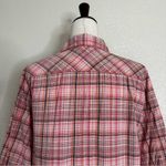 Woolrich  Pink Plaid Geranium 3/4 Sleeves Button Down Shirt, Size MP Photo 8