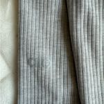 Alo Yoga NWT Alo Blissful Yoga Ribbed High-Waisted Leggings Grey Photo 4