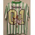 SHREK Dreamworks Striped Jersey Shirt Multi Size M Photo 3