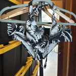 Ralph Lauren  Floral Halter Bikini Set - Black and White Size XS Photo 5