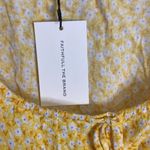 Faithfull the Brand  Las Olas Top - Careyes Floral - Marigold NWT Photo 2