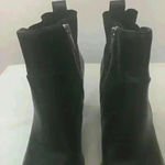 Adrienne Vittadini  Black Leather Booties Size 8 Photo 7