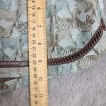 prAna  Seaside Safari‎ Mariya Blue Green Athletic Shorts Zebra Size Small Shorts Photo 4