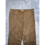 Talbots Women's Genuine Brown Suede Pants Size 4 Photo 1