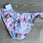 O'Neill NEW  Pink Multi Diego Floral-Print Side-Knot Cheeky Bikini Bottom Photo 1