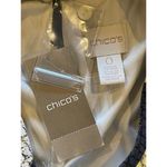 Chico's  Black And Gold‎ Zebra Print Jersey Sleeveless Halter Neck Maxi Dress S Photo 8