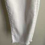 Mother Looker Ankle Fray Jeans Little Miss Innocent White Size 25 Photo 8