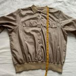 Vintage Union made Tan popover bomber jacket size small Photo 7