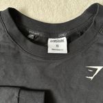 Gymshark Top Womens Size XS Black Long Sleeve Cropped Workout Athletic Gym Photo 3