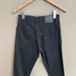 Levi's Levi’s Wedgie Skinny Distressed Raw Hem Jeans in Black‎ Size 27 Photo 3