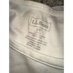 LL Bean Women's Pima Cotton Tee Shell BUNDLE LOT PLUS SIZE 2X Ivory Teal EUC Photo 2