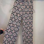 Joe B "Joe Benbasset" Peach & Black Boho Pants size small Photo 1