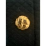 Juicy Couture  Black Cotton Double Breasted Jacket Dark Academia Women's sz. S Photo 3