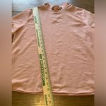 VerticheTop Women Large Mauve Pink Shirt Short Sleeve Keyhole Career Lightweight Photo 2