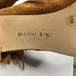 Gianni Bini Renny fringe peep toe booties size 10 Photo 7