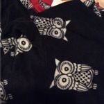 Comfy Fleece Pajamas Fleece Owls Footed One Piece Cozy Womens XS Black Photo 4