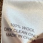 Pearl By Lela Rose 100% Wool Long Sleeve Blouse, Size XS New Brown Photo 11