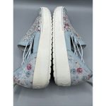 Jambu  Erin Shoes Womens 9.5 Slip‎ On Blue Floral Leather Comfort Casual Photo 7