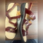 Reverse Red Strappy Sandals♥️GREAT SHAPE Size 10 Photo 3