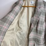 Princess Polly Classic Victoria Blazer Jacket plaid Black Pink Tan oversized 2 Photo 7