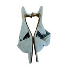 Splendid  Women's Hannah Kitten Heel Sandals Light Denim Blue Fabric‎ 8.5 M NWB Photo 8