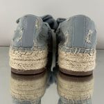 Circus by Sam Edelman Light Blue Glitter Denim Cali Espadrille Platform Flats Photo 3