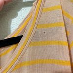 ALC Frank ALC Orange Striped Tee Shirt Dress Womens S Short Sleeve Casual Beachy Quiet Lux Photo 10