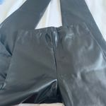 H&M Faux Leather Black Pants Photo 2