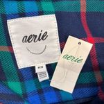 Aerie Women’s New  American Eagle blue plaid shirt Photo 5