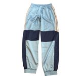 Juicy Couture Juicy Couture Women’s M Satin Colorblock Jogger Pants Blue Retro Y2K Style NWT Photo 1