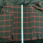 Gap Women's Mini Flare Red and Black Plaid Skirt Photo 4