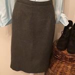 Briggs New York  stylish black and grey houndstooth fully lined skirt EUC Photo 2