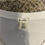 Bozzolo White V-Neck Short Sleeve Top Photo 1