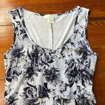 Papillon Blanc Textured Floral Sleeveless Knee Length Career Dress Photo 10