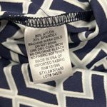 Jude Connally Top Shirt Womens XS Stretch Navy Aqua Beach Resort Vacation USA Blue Photo 4