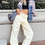 Princess Polly  Copeland Off White Relaxed Fit Straight Leg Jeans 2 Photo 0