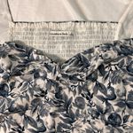 Abercrombie & Fitch Abercombie & Fitch Crop Top Floral Smocked Flutter Sleeves Size Large Photo 2