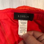 B Darlin B. DARLIN‎ Elegant Red Strapless Dress Photo 3